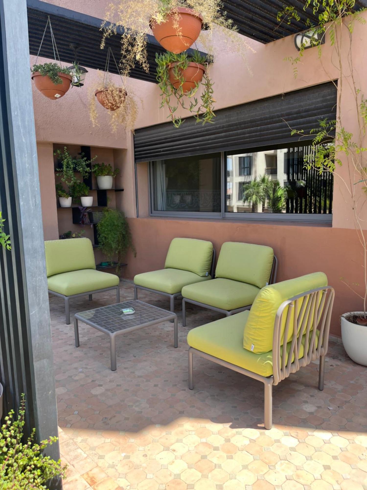 Апартаменты Marrakech M Avenue Terrasse Jardin Марракеш Экстерьер фото