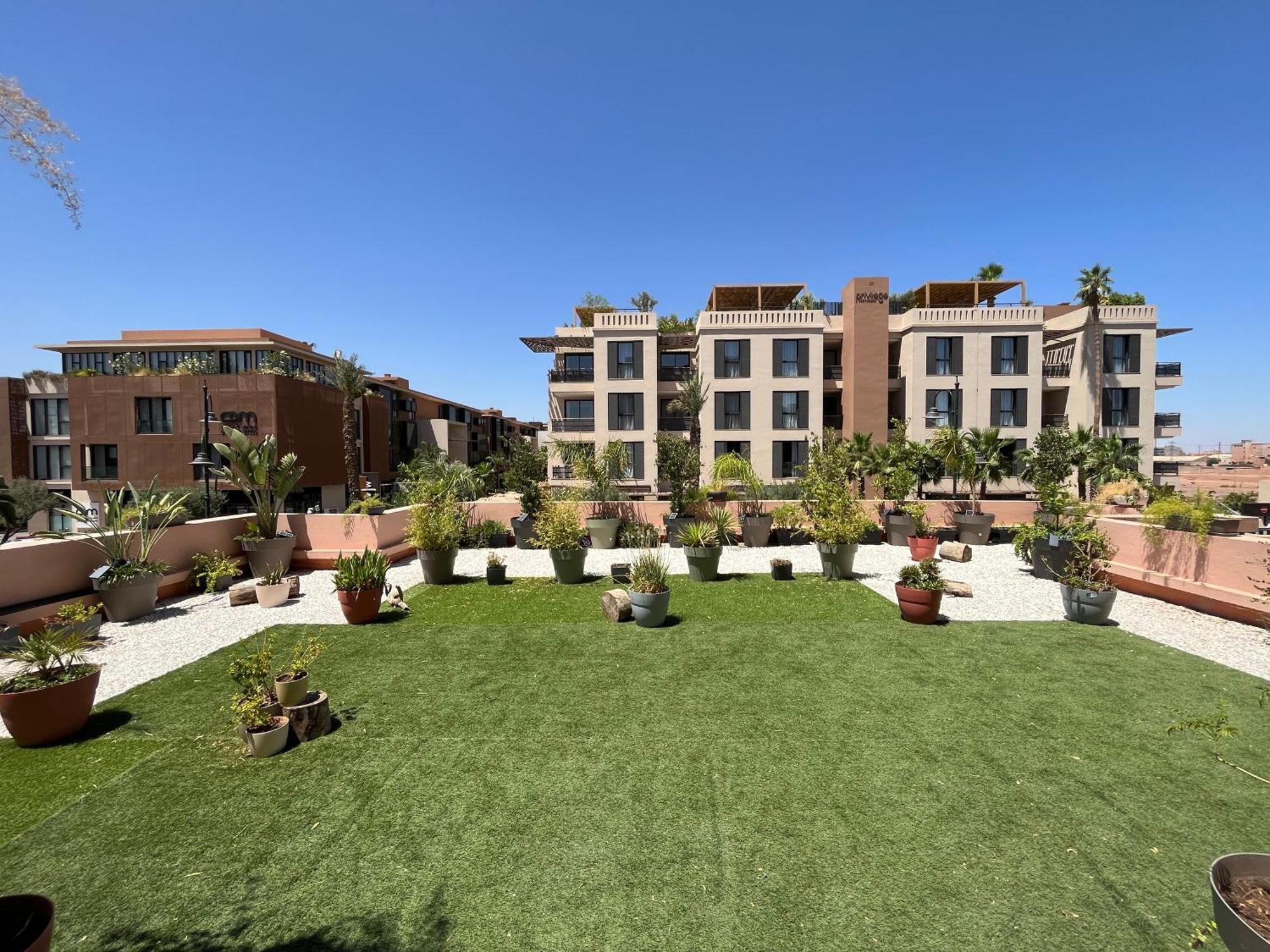 Апартаменты Marrakech M Avenue Terrasse Jardin Марракеш Экстерьер фото